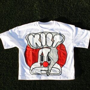 KILT Clown Graphic Cropped Tee